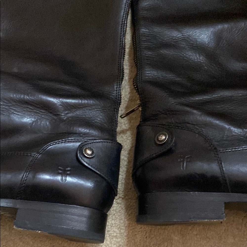 Black Leather Boots Frye size 10